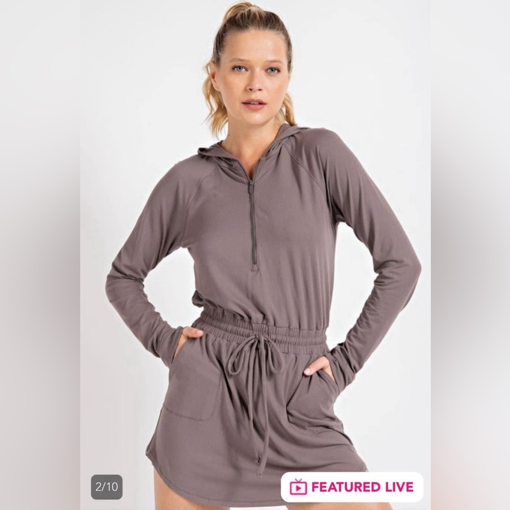 Rae Mode Athletic Romper Dress